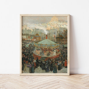 Fairground Louis Abel-Truchet Poster