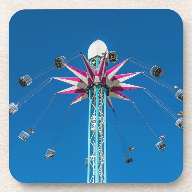 Fairground ride hard plastic coasters (Front)