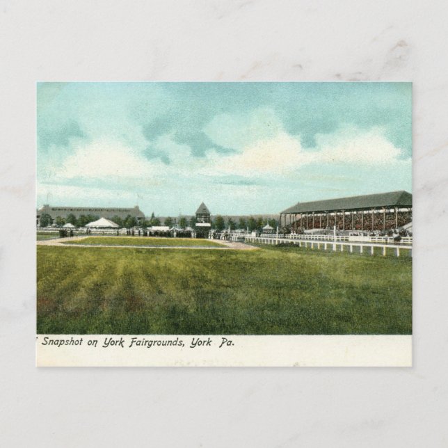 Fairgrounds, York, PA Vintage Postcard (Front)