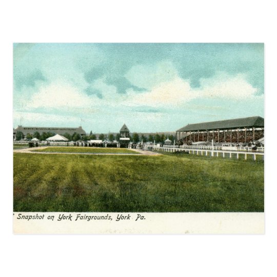 Fairgrounds, York, PA Vintage Postcard