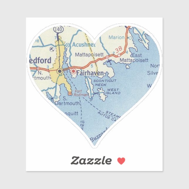 Fairhaven MA Classic Map (Sheet)