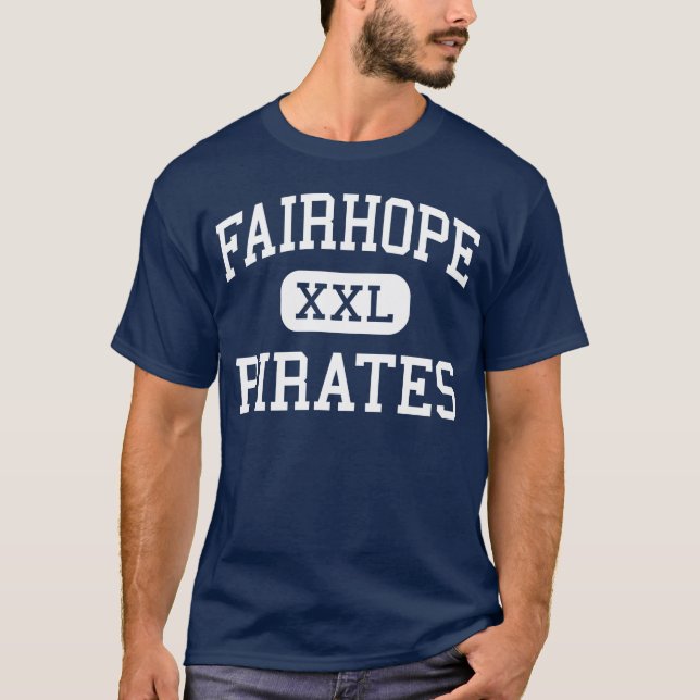 Fairhope Pirates Middle Fairhope Alabama T-Shirt (Front)