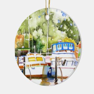 Fairhope Yacht Club Ceramic Tree Decoration
