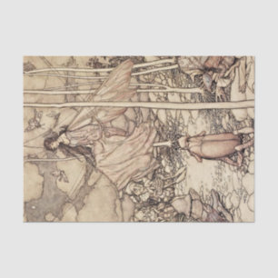 “Fairies and Elves” by Arthur Rackham Tissue Paper