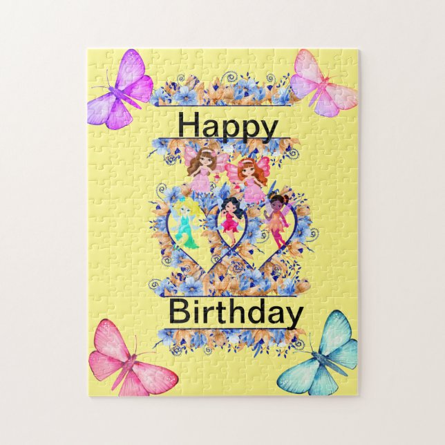 fairies and flowers jigsaw puzzle (Vertical)