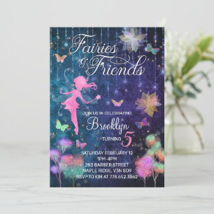 Fairies and Friends Birthday Invitation