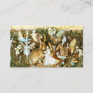 Fairies and Rabbit Enclosure Card