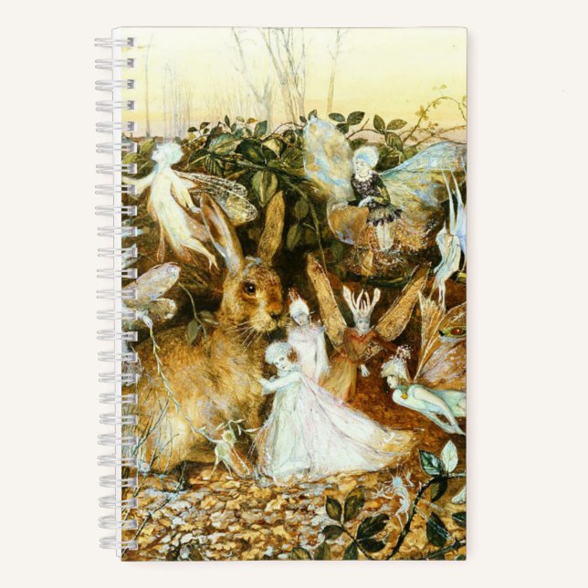 Fairies and Rabbit Notebook (Front)