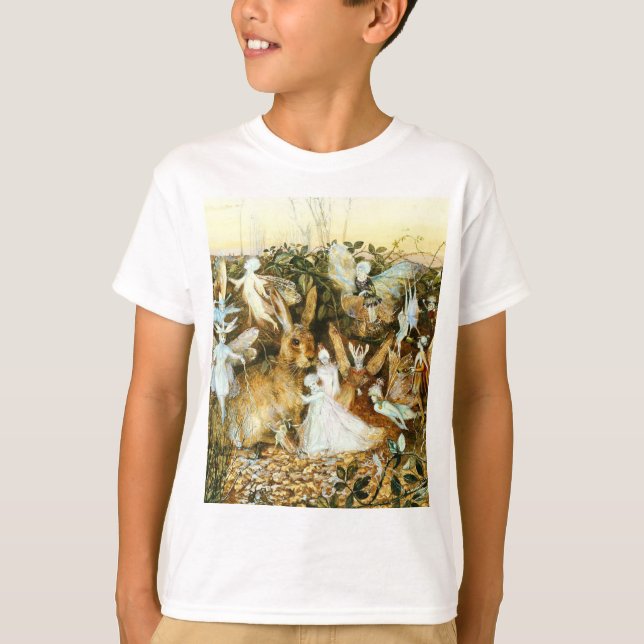Fairies and Rabbit T-Shirt (Front)
