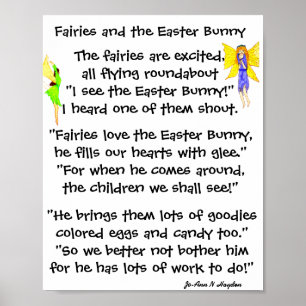 FAIRIES AND THE EASTER BUNNY  POSTER