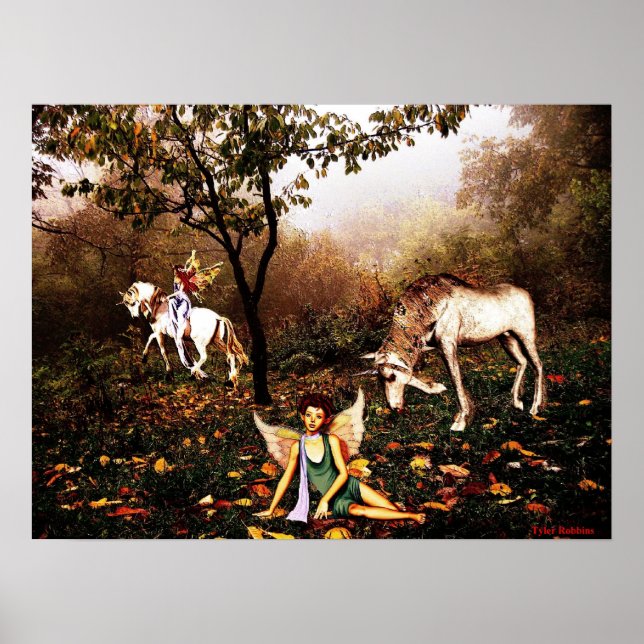 Fairies and Unicorns Poster (Front)