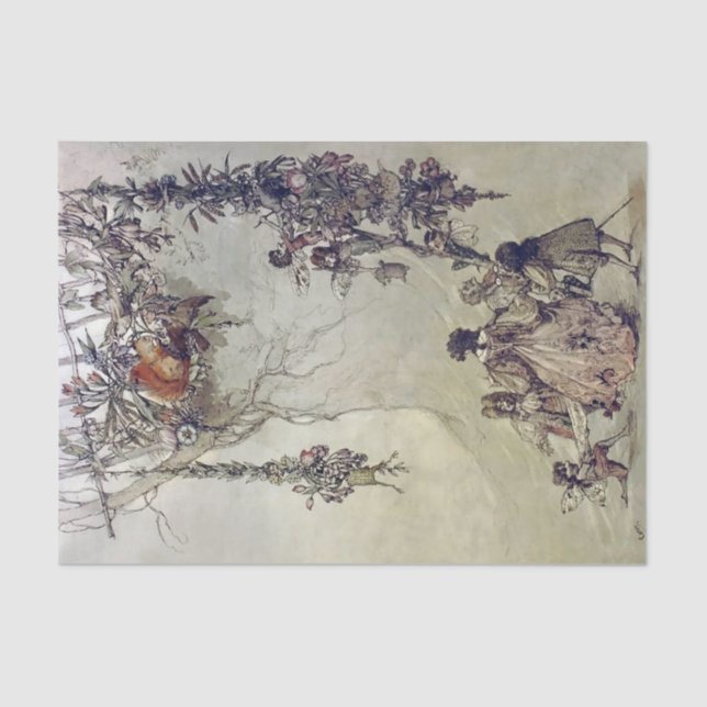 “Fairies Ascent” by A Duncan Carse Tissue Paper (Front)