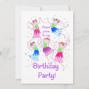 'Fairies' Birthday Party Invitation