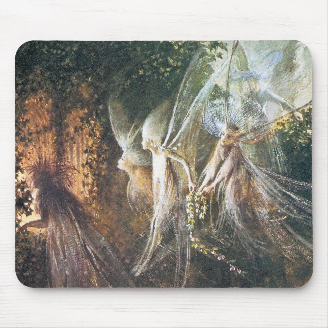 Fairies - by John Anster Fitzgerald Mouse Mat (Front)
