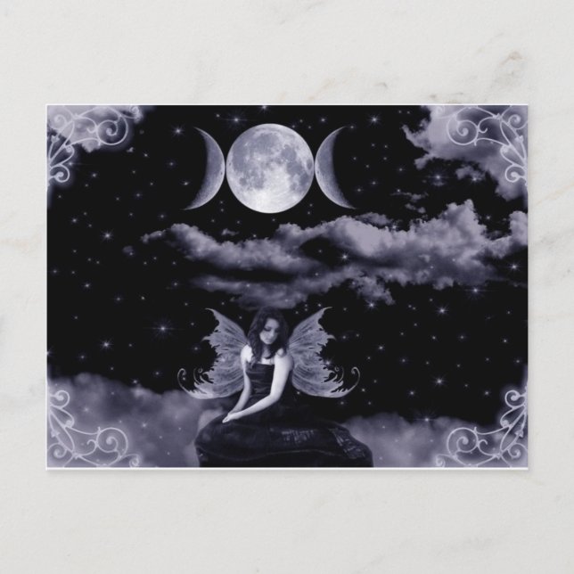Fairies, Dragons and Moons Postcard (Front)