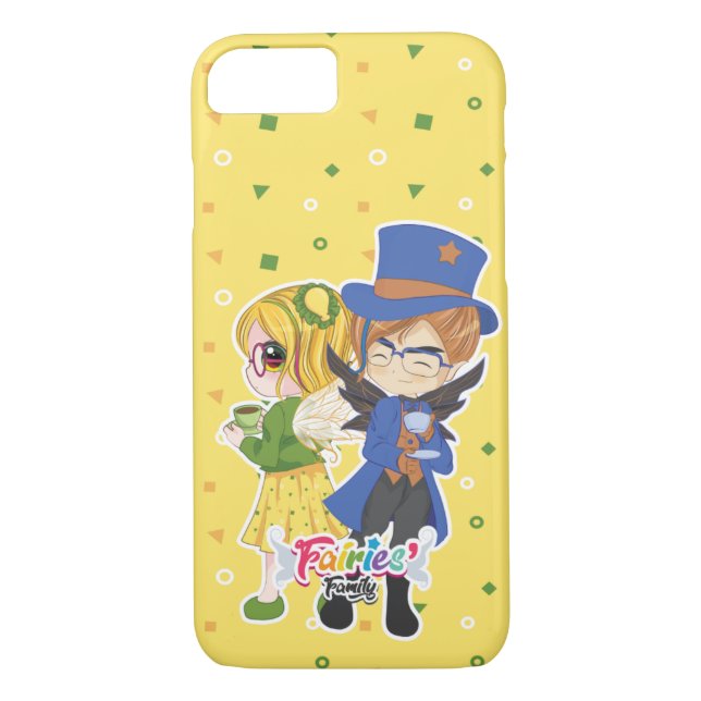 Fairies Family phone case - guru magia (Back)