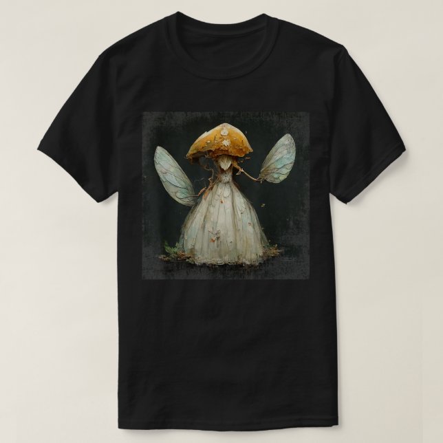 Fairies For Fairys Fairycore Grunge Mushroom Fores T-Shirt (Design Front)