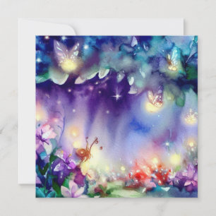 Fairies Garden: Fairies Glow, A Baby Shower Invitation