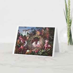 Fairies in a Birds Nest, John Anster Fitzgerald Card