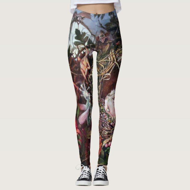 Fairies in a Birds Nest, John Anster Fitzgerald Leggings (Front)
