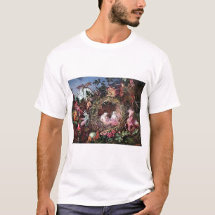 Fairies in a Birds Nest, John Anster Fitzgerald T-Shirt