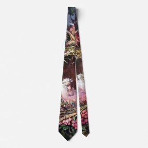 Fairies in a Birds Nest, John Anster Fitzgerald Tie