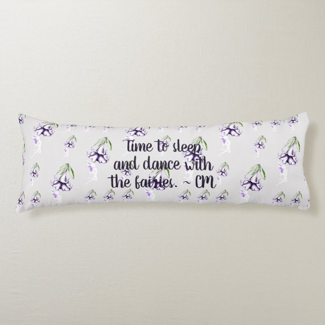 Fairies in my Garden Body Cushion (Front)