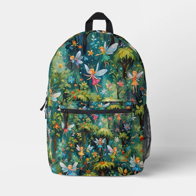 Fairies in Nature Backpack (Front)
