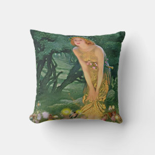 Fairies in the Moonlight Cushion
