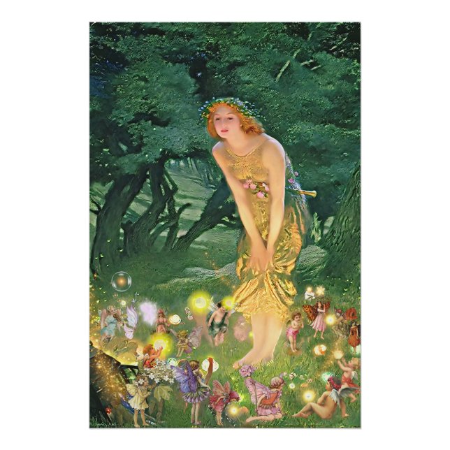 Fairies in the Moonlight Photo Print (Front)