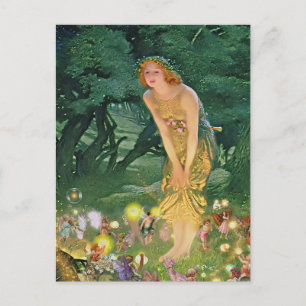 Fairies in the Moonlight Postcard