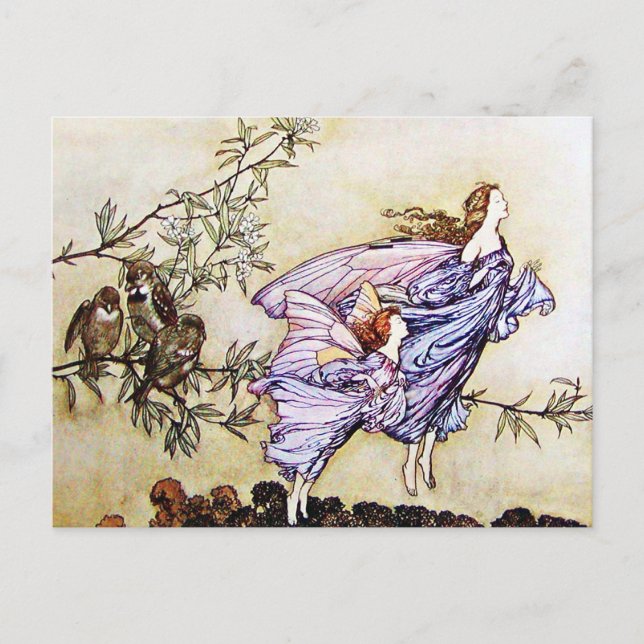 Fairies in the Trees Postcard (Front)