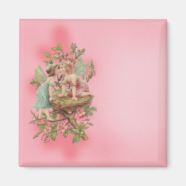 Fairies Kissing Magnet (Front)