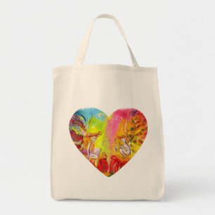 FAIRIES OF DAWN FANTASY HEART TOTE BAG