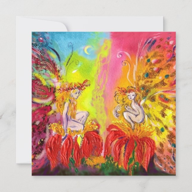 FAIRIES OF DAWN ,Magic Gold Sparkles Announcement (Front)