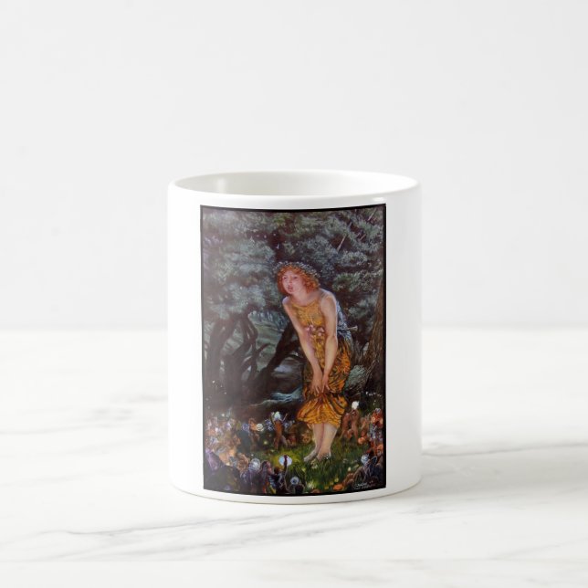 Fairies on a Midsummer Night in Girls Dream Coffee Mug (Center)