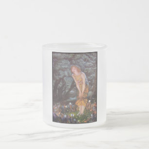 Fairies on a Midsummer Night in Girls Dream Frosted Glass Coffee Mug