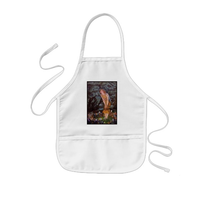 Fairies on a Midsummer Night in Girls Dream Kids Apron (Front)
