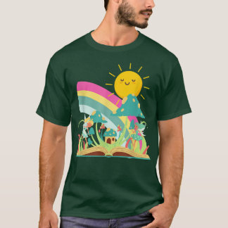 Fairies Rainbows and Sunshine Book  T-Shirt