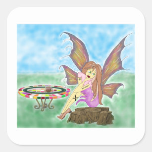 Fairies Realm Magnet #ISO20022 Hints Square Sticker