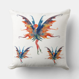 Fairies Throw Pillow 51 cm x 51 cm