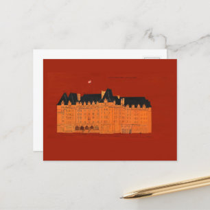 Fairmont Empress Hotel Victoria BC Canada Postcard