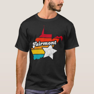 Fairmont West Virginia Vintage Distressed Souvenir T-Shirt