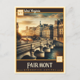 Fairmont, West Virginia Vintage Postcard