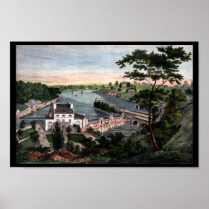Fairmount Water Works Philadelphia PA Print