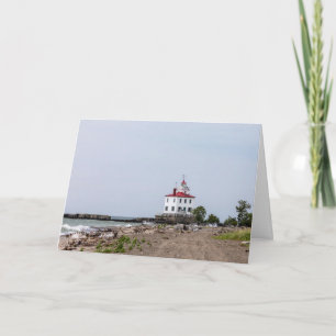 Fairport Harbour West Breakwater Lighthouse Card