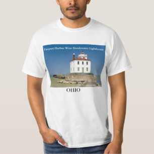 Fairport Harbour West Breakwater Lighthouse T-Shirt