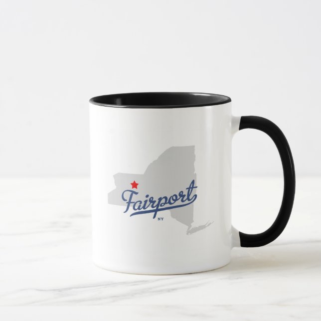 Fairport New York NY Shirt Mug (Right)