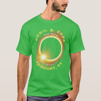 Fairport New York Solar Eclipse Totality April 8 2 T-Shirt