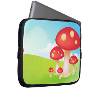 Fairtytail Musrooms Laptop Sleeve